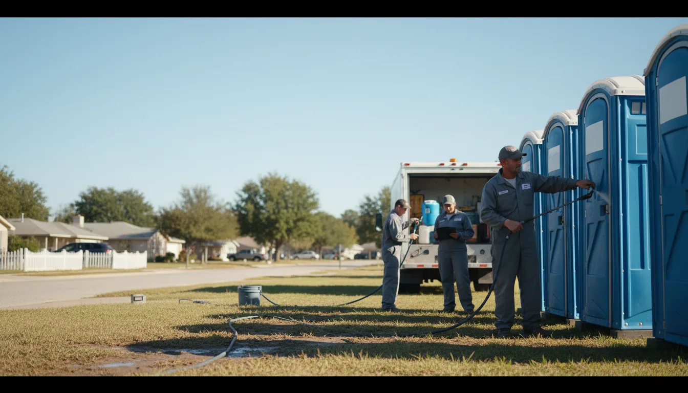 Long-Term Portable Toilet Rental in Russell, IL near me